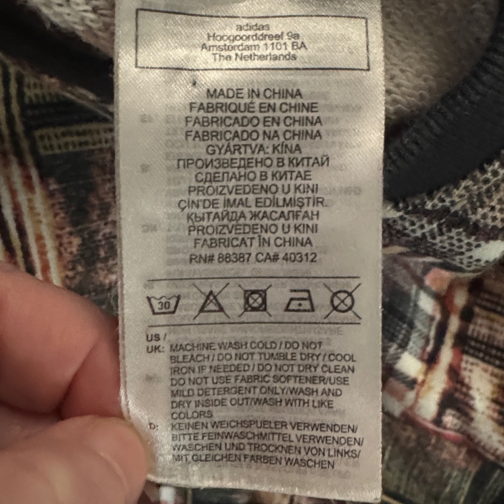 adidas Originals x HER Studio London
Plaid Patchwork Cropped Sweatshirt Size Lg - Picture 6 of 12